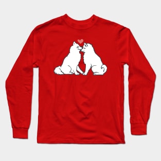 Samoyed Kisses Long Sleeve T-Shirt